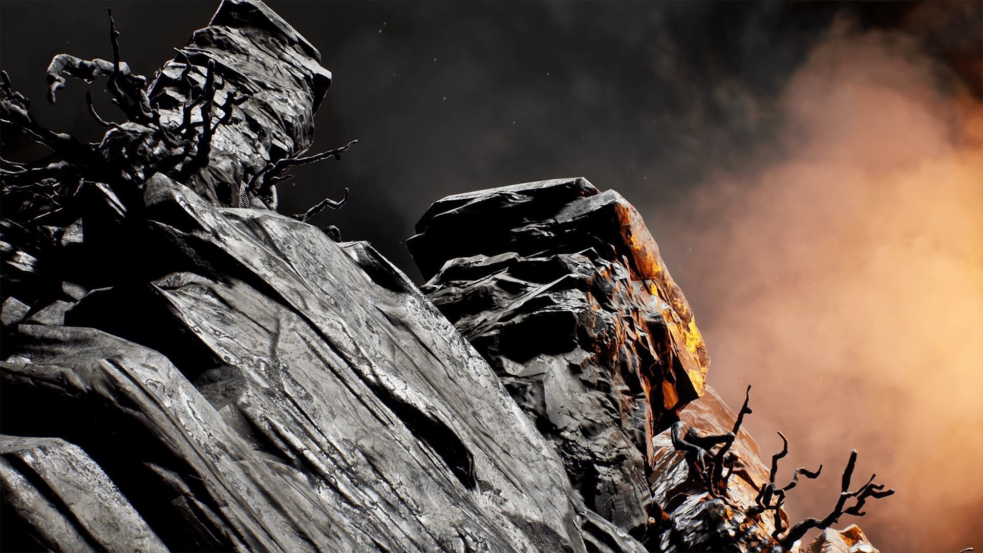 Ancient Cavern Set III - Unreal Engine Asset Pack Low-poly 3D model_21