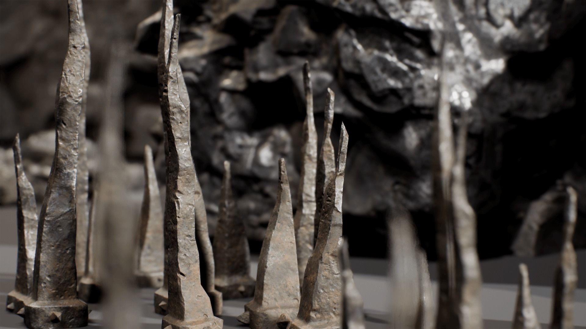 Ancient Cavern Set III - Unreal Engine Asset Pack Low-poly 3D model_12