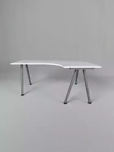 Schreibtisch office desk with curved legs
