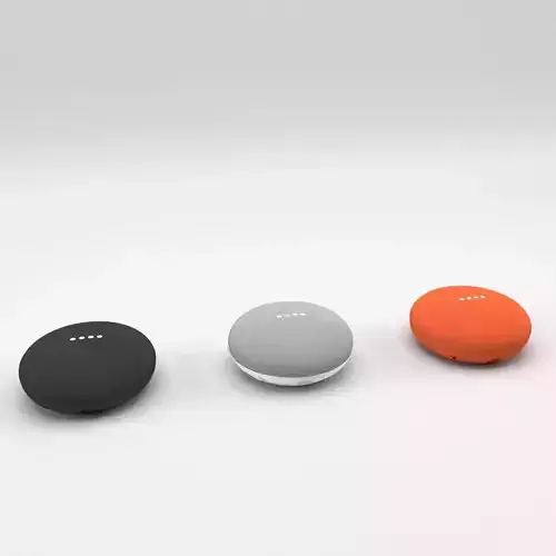 Google Home Mini All Colors 3D model