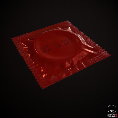 Condom Model Low-poly 3D model