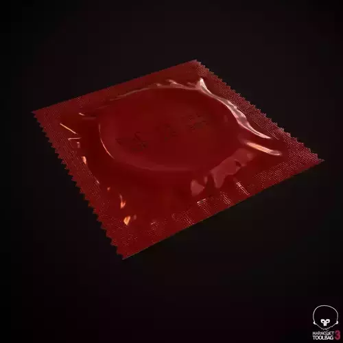 Condom Model Low-poly 3D model