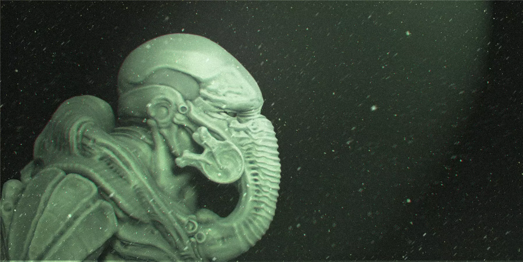 Giger Mask 3D print model_0