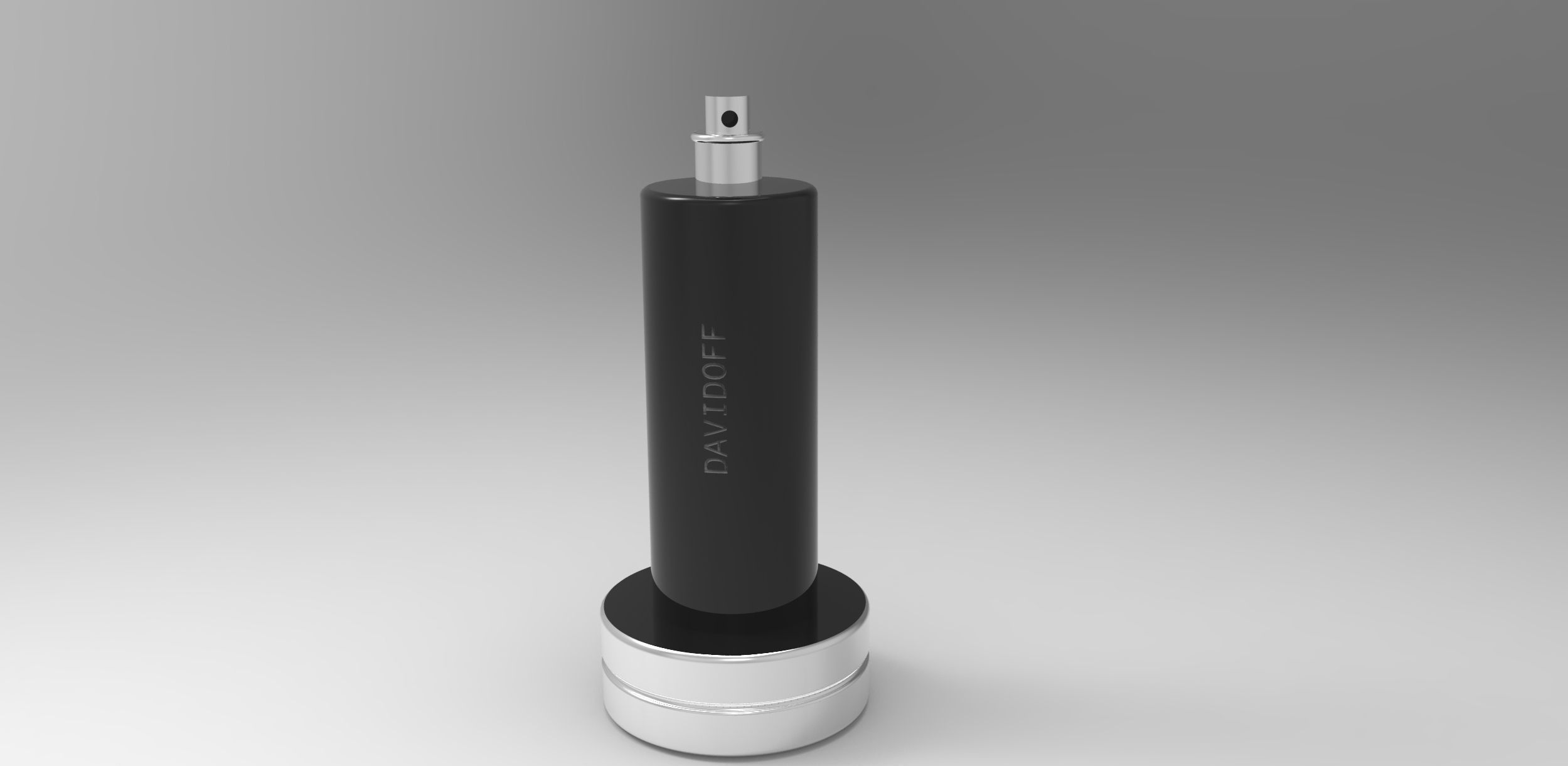 Perfume silver pen Free 3D model_3