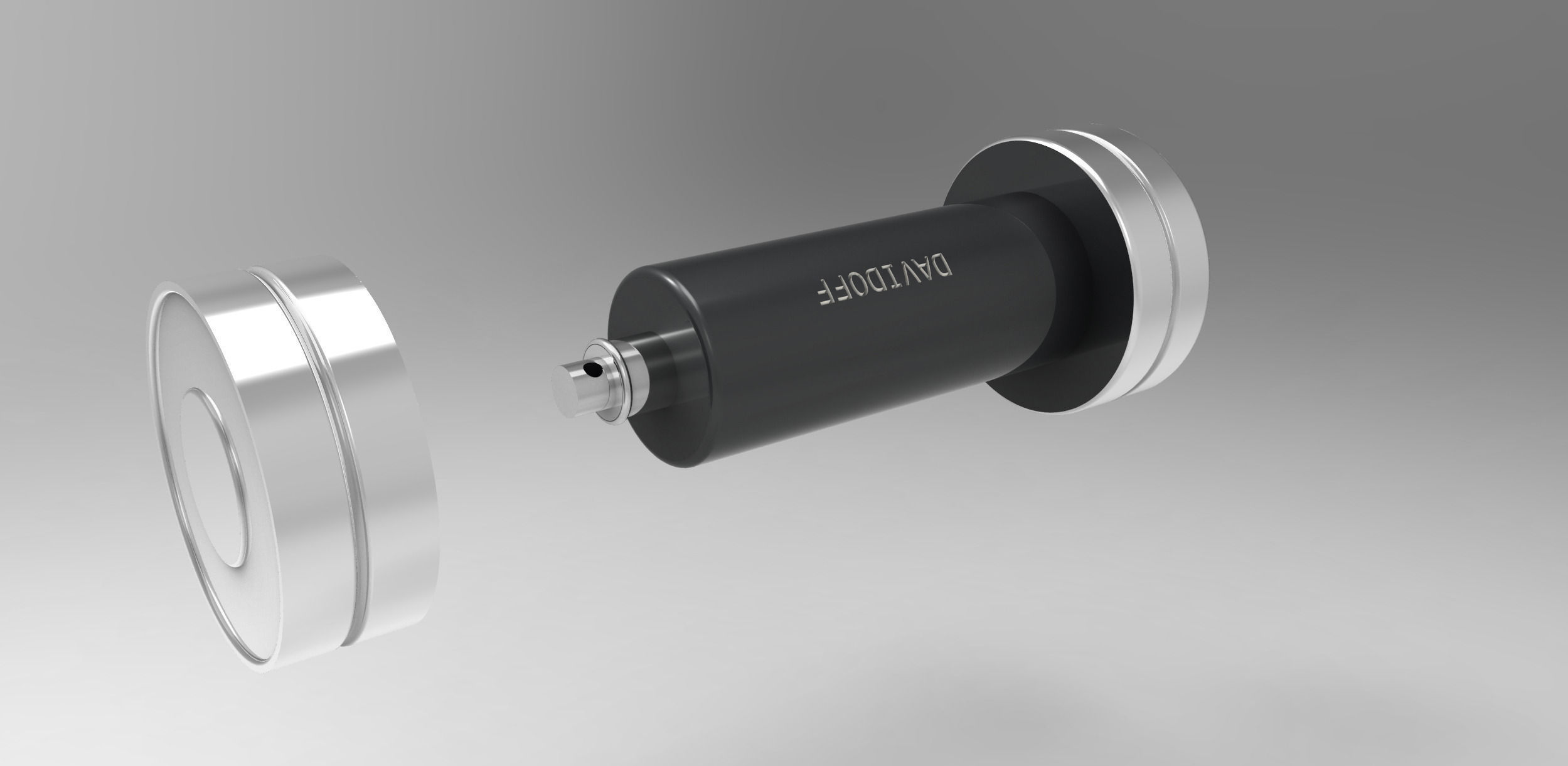 Perfume silver pen Free 3D model_4