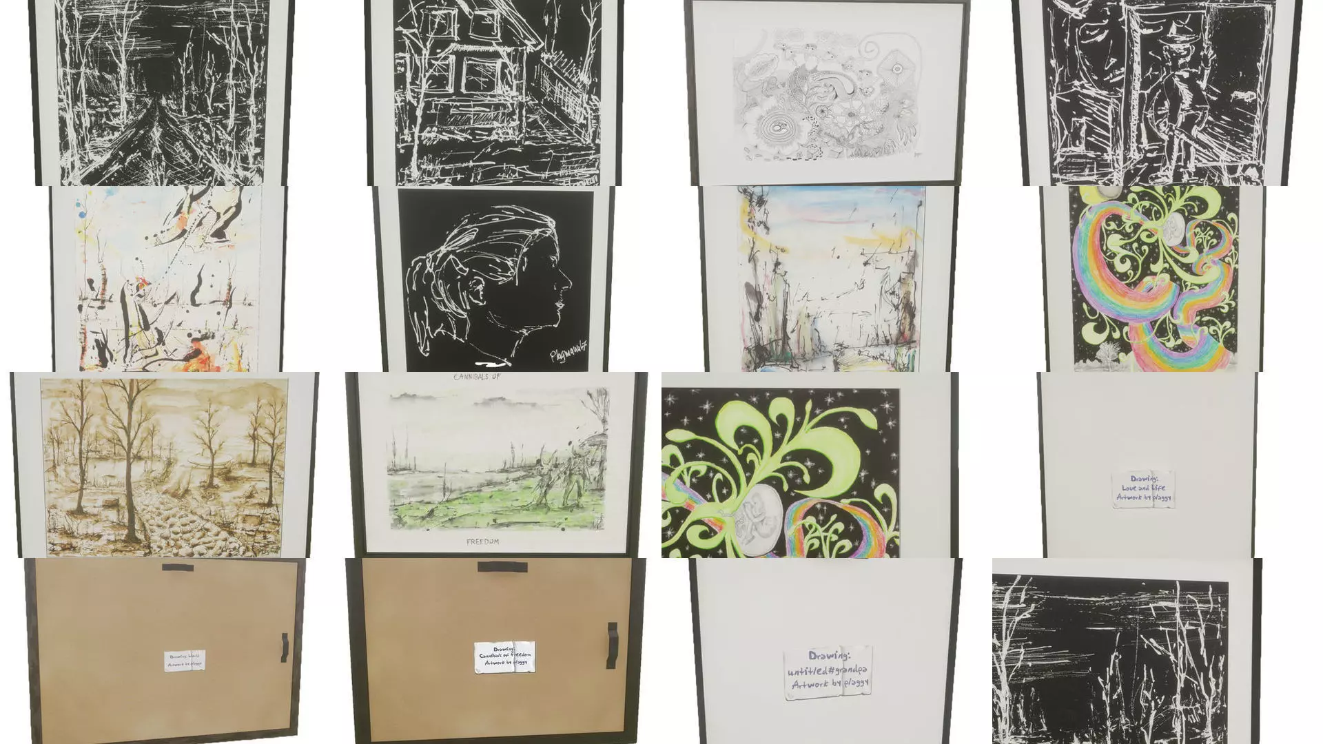 Sketches Pack 3D Model Collection_0