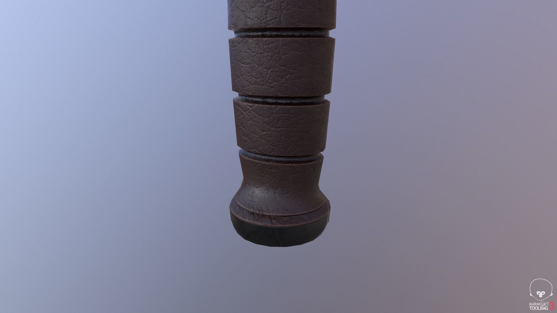 Realistic High Quality Low Poly Combat Knife Low-poly 3D model_29