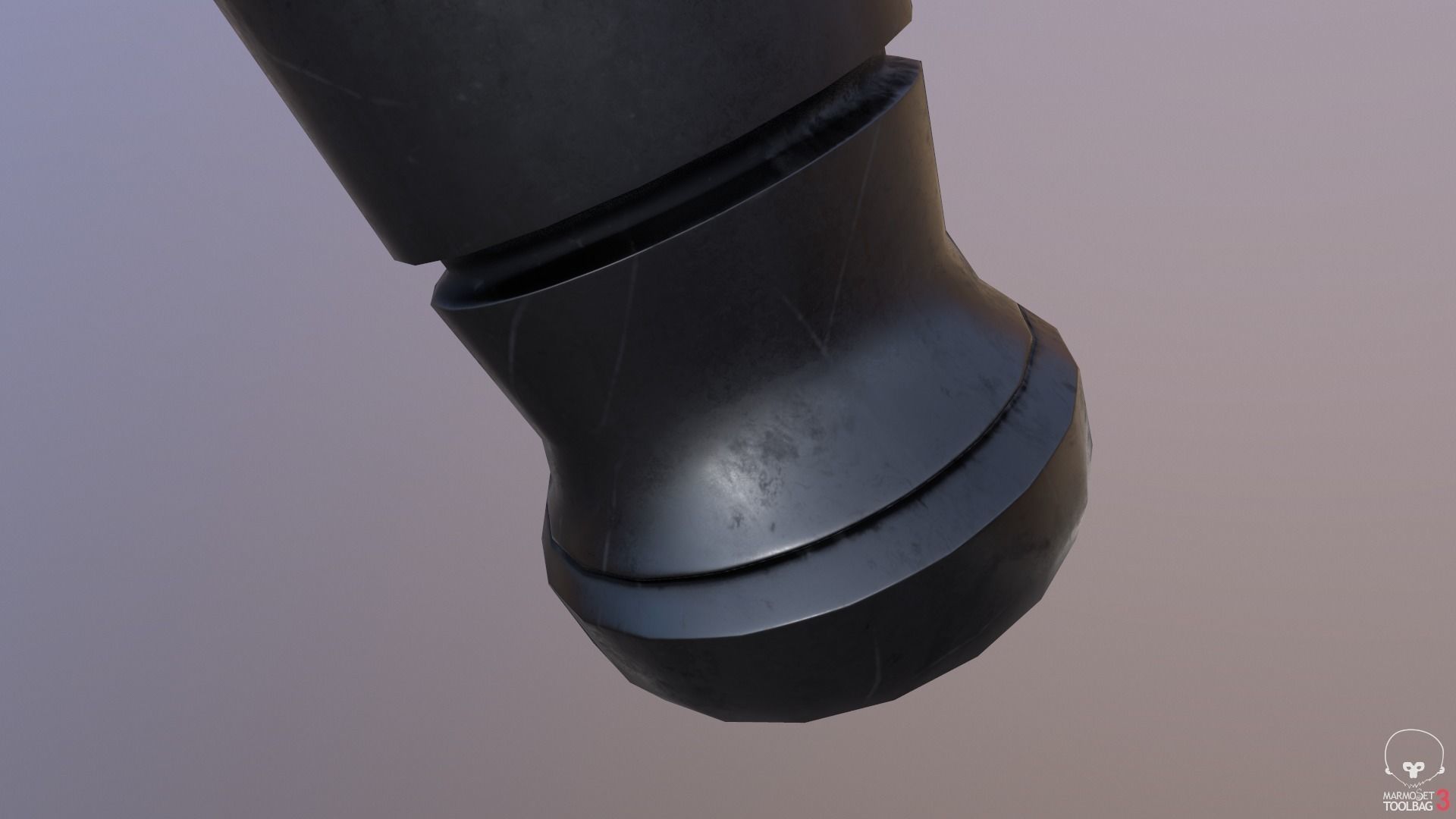 Realistic High Quality Low Poly Combat Knife Low-poly 3D model_25