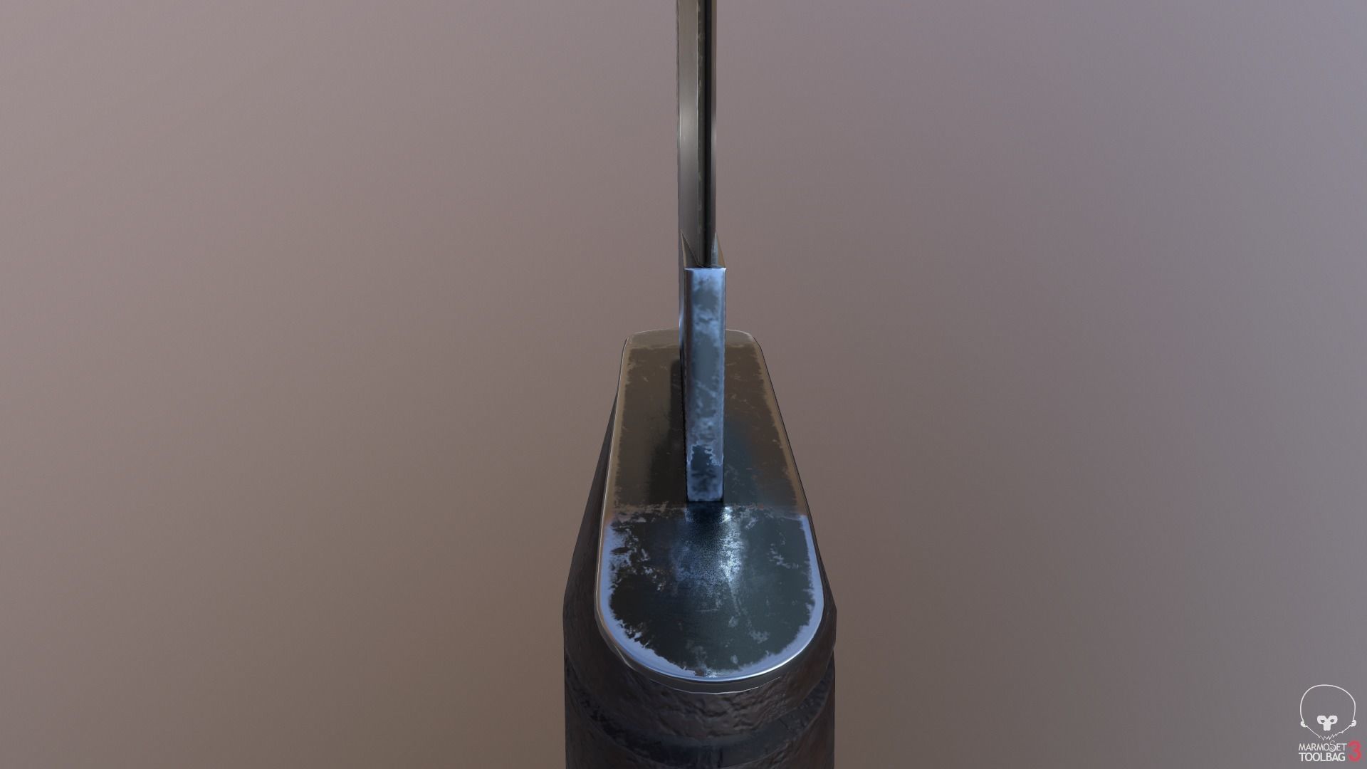Realistic High Quality Low Poly Combat Knife Low-poly 3D model_19