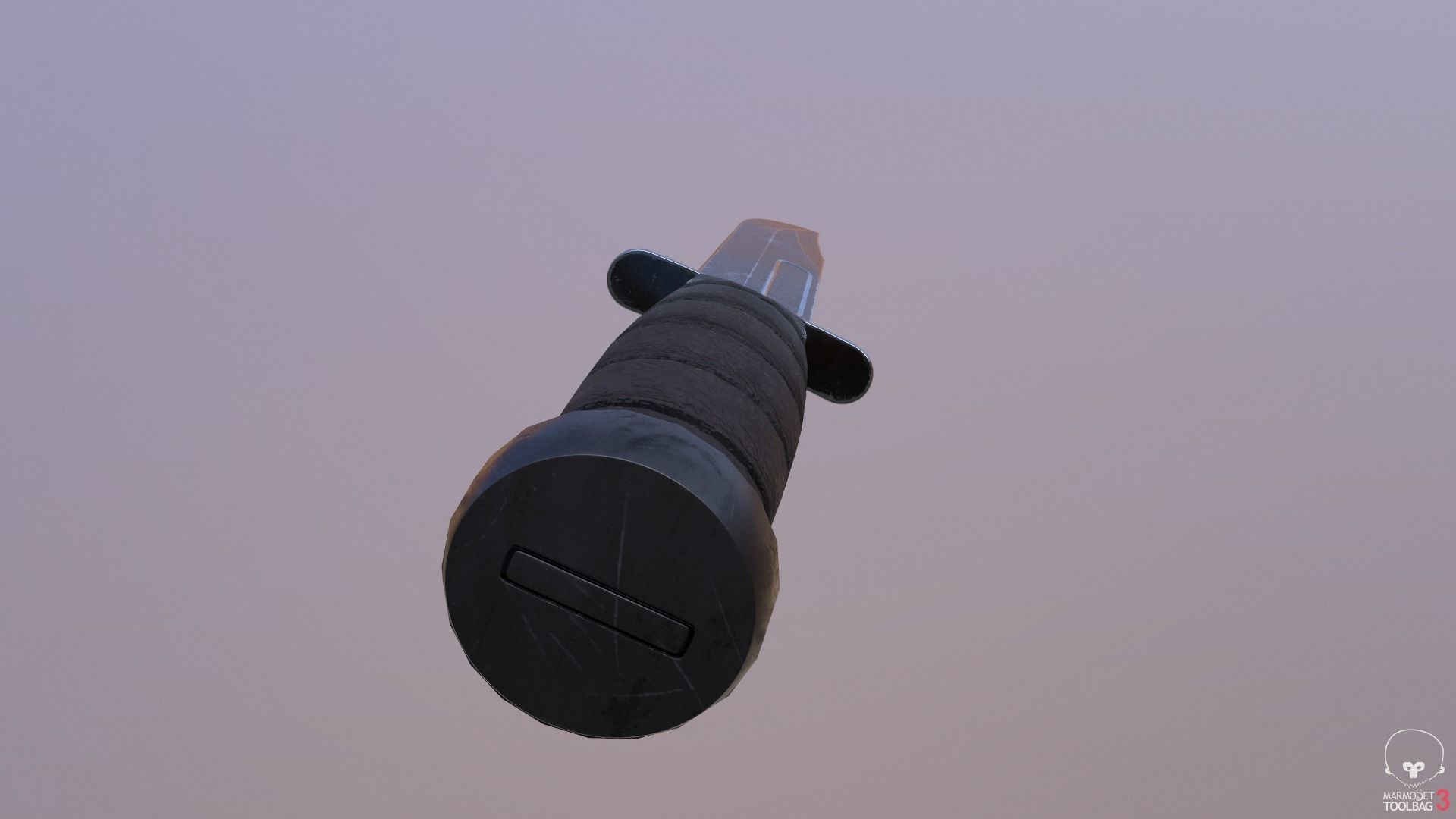 Realistic High Quality Low Poly Combat Knife Low-poly 3D model_15