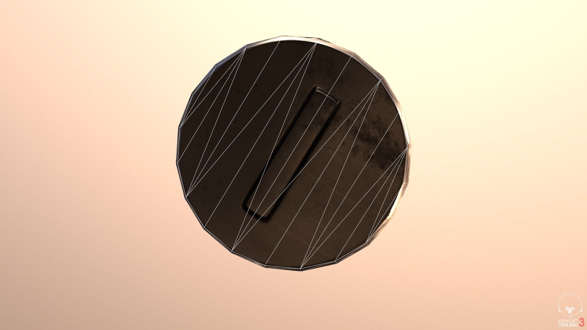 Realistic High Quality Low Poly Combat Knife Low-poly 3D model_54
