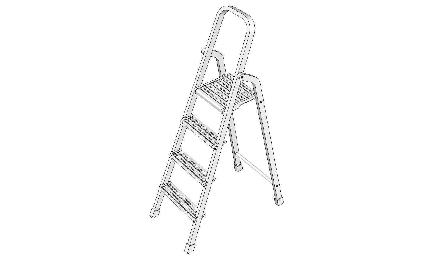 Ladder step 3D model_13