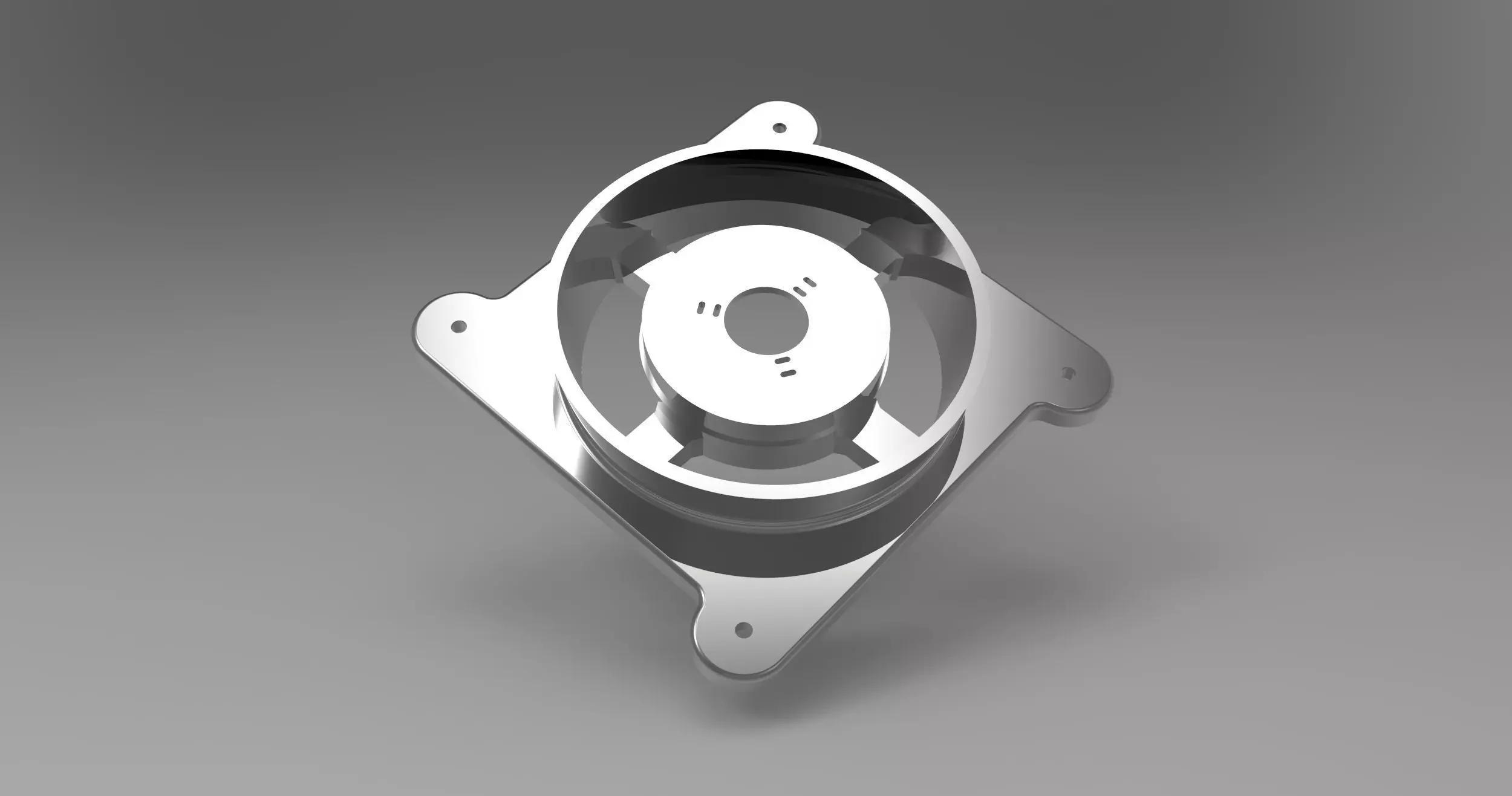 Supporto metal fan Free 3D model_0