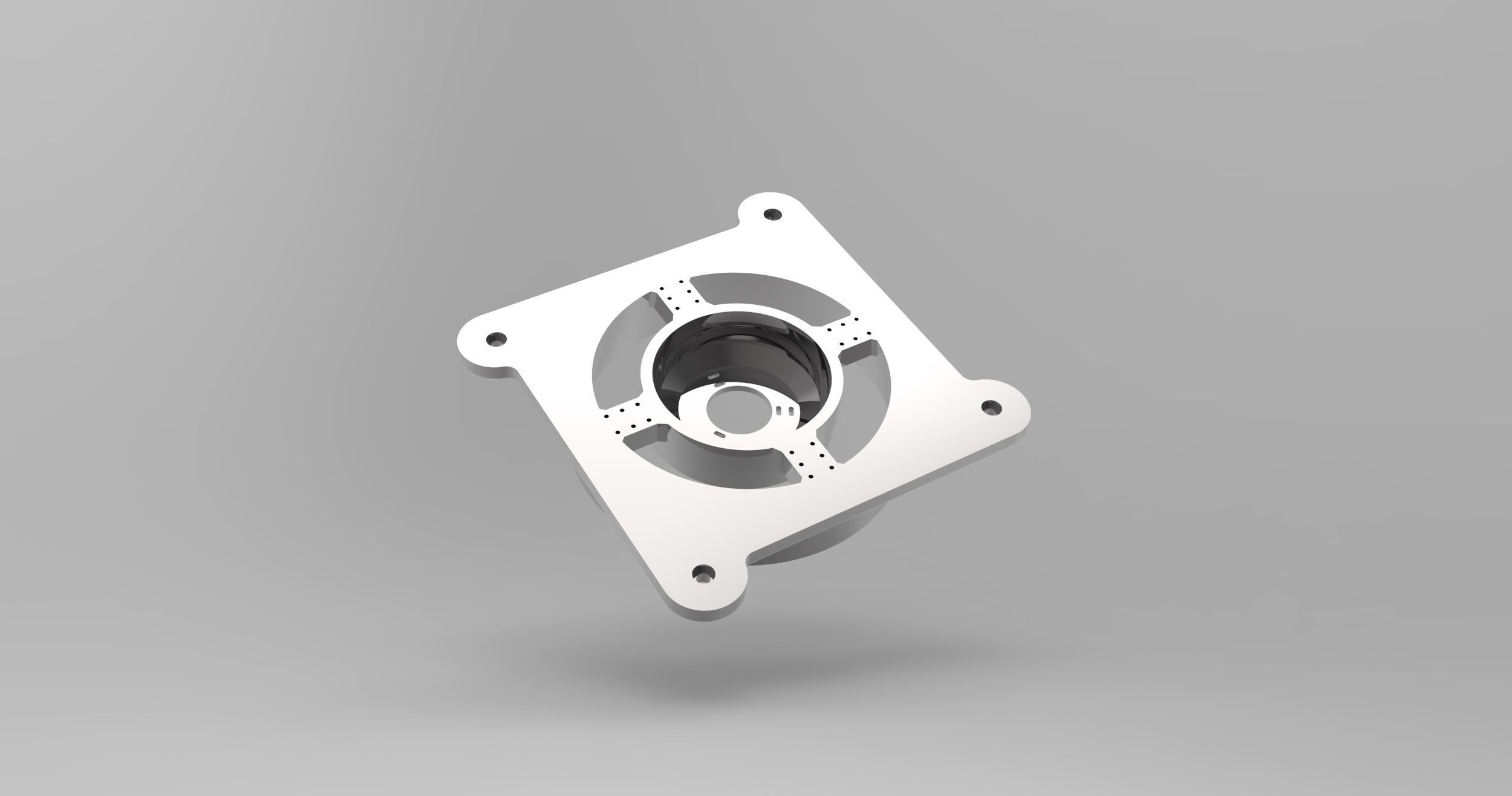 Supporto metal fan Free 3D model_1