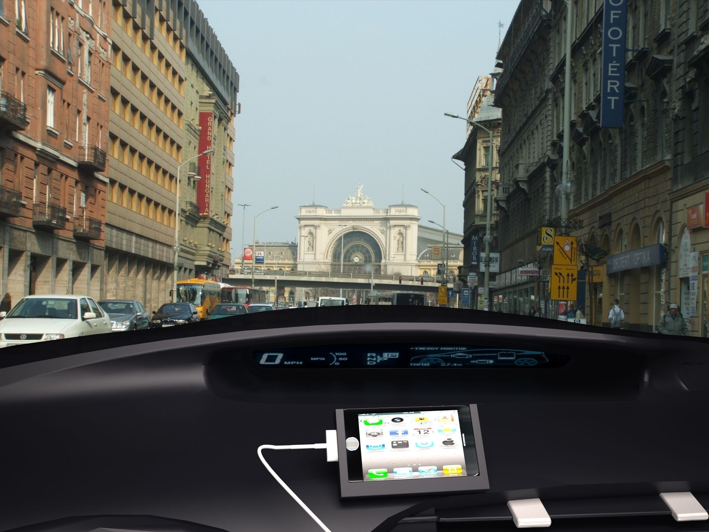 iPhone dock prius Free 3D model_1