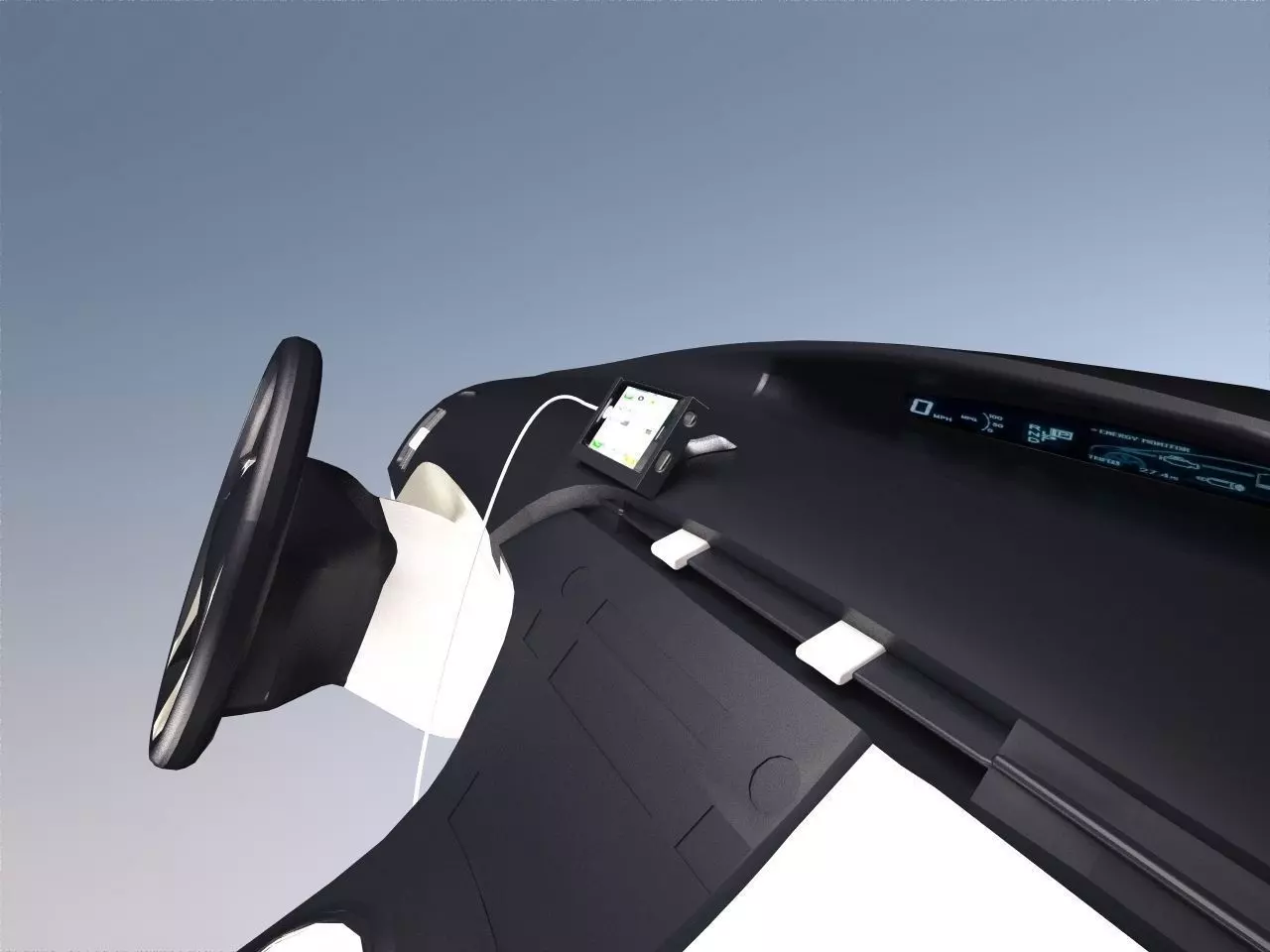 iPhone dock prius Free 3D model_0