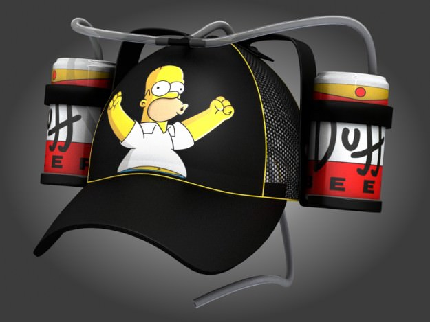 Homer beer hat 1 3D model_1