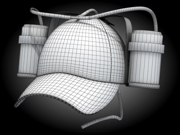 Homer beer hat 1 3D model_5