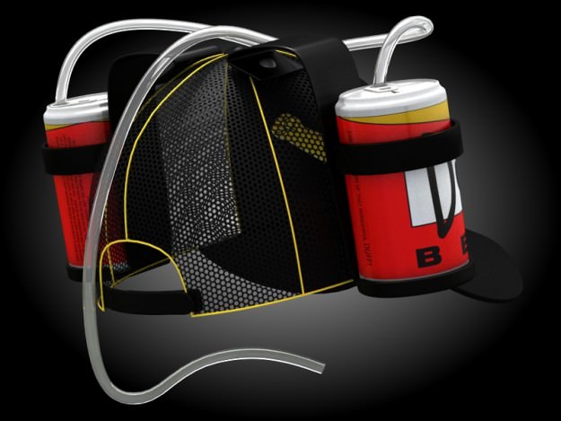 Homer beer hat 1 3D model_2