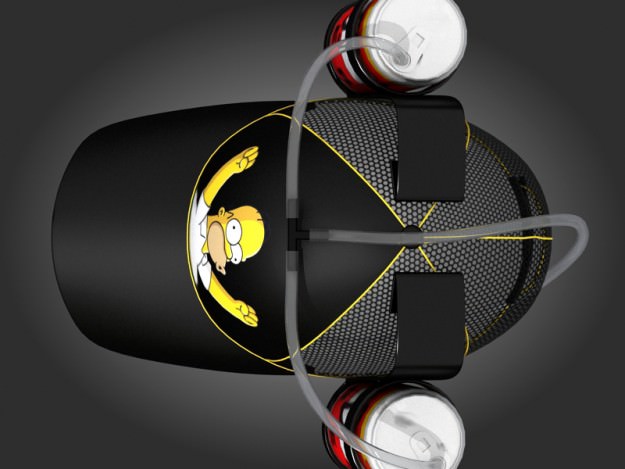 Homer beer hat 1 3D model_4