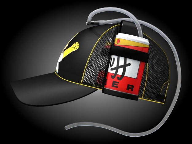 Homer beer hat 1 3D model_3