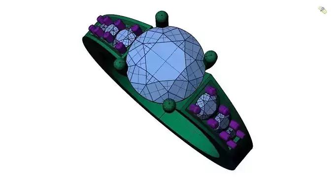 Engagement ring - 58