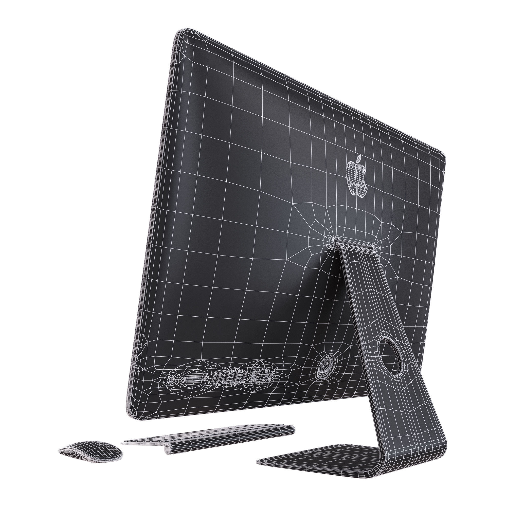 Apple iMac 3D model_4