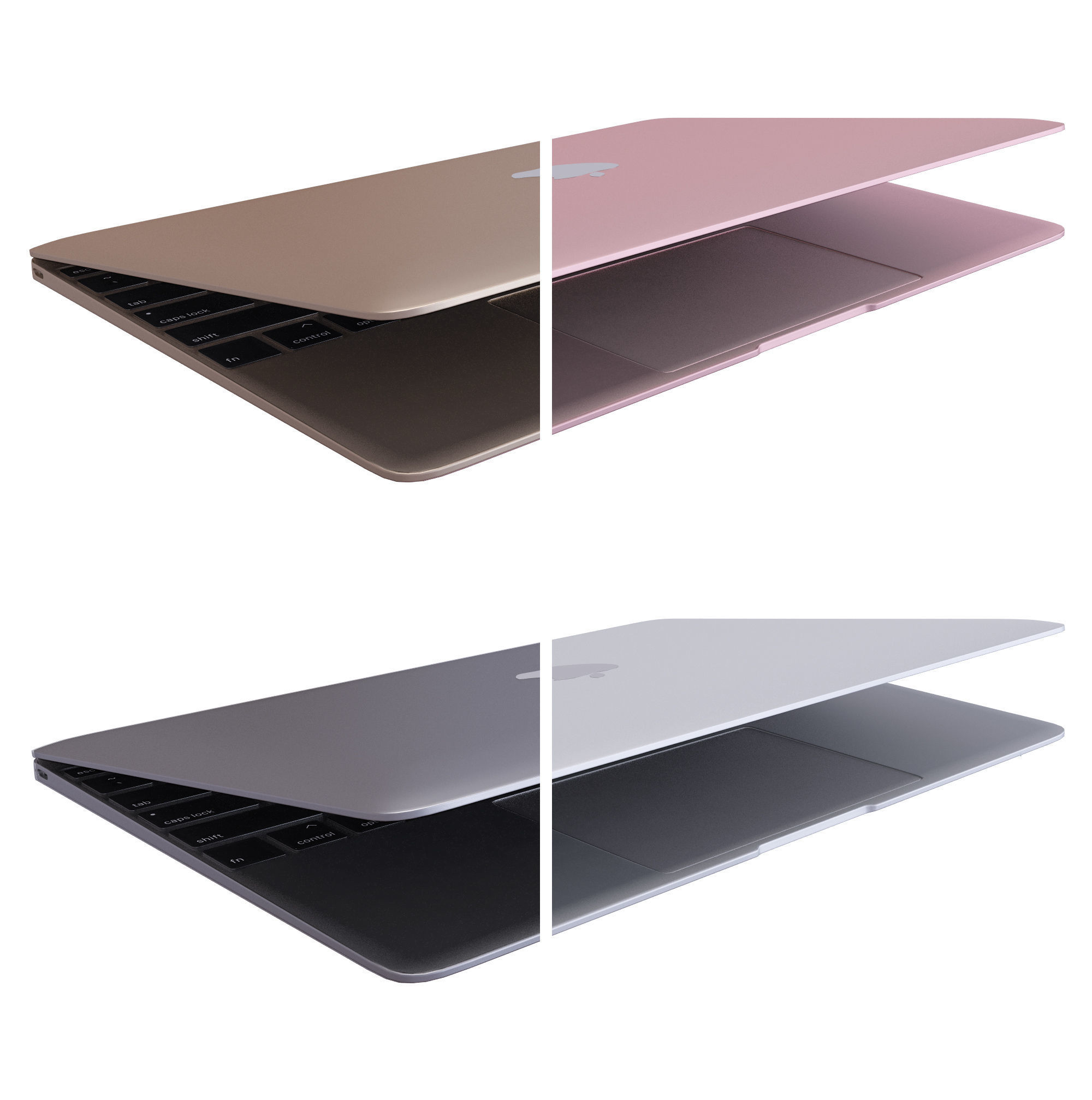 Apple MacBook 3D model_2