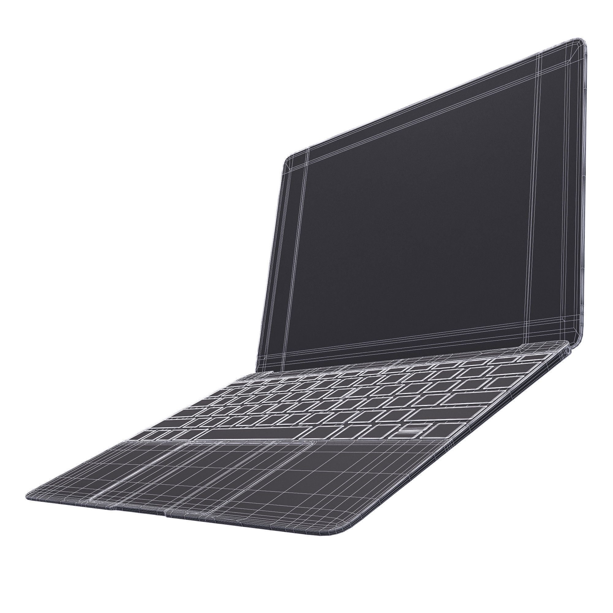 Apple MacBook 3D model_7