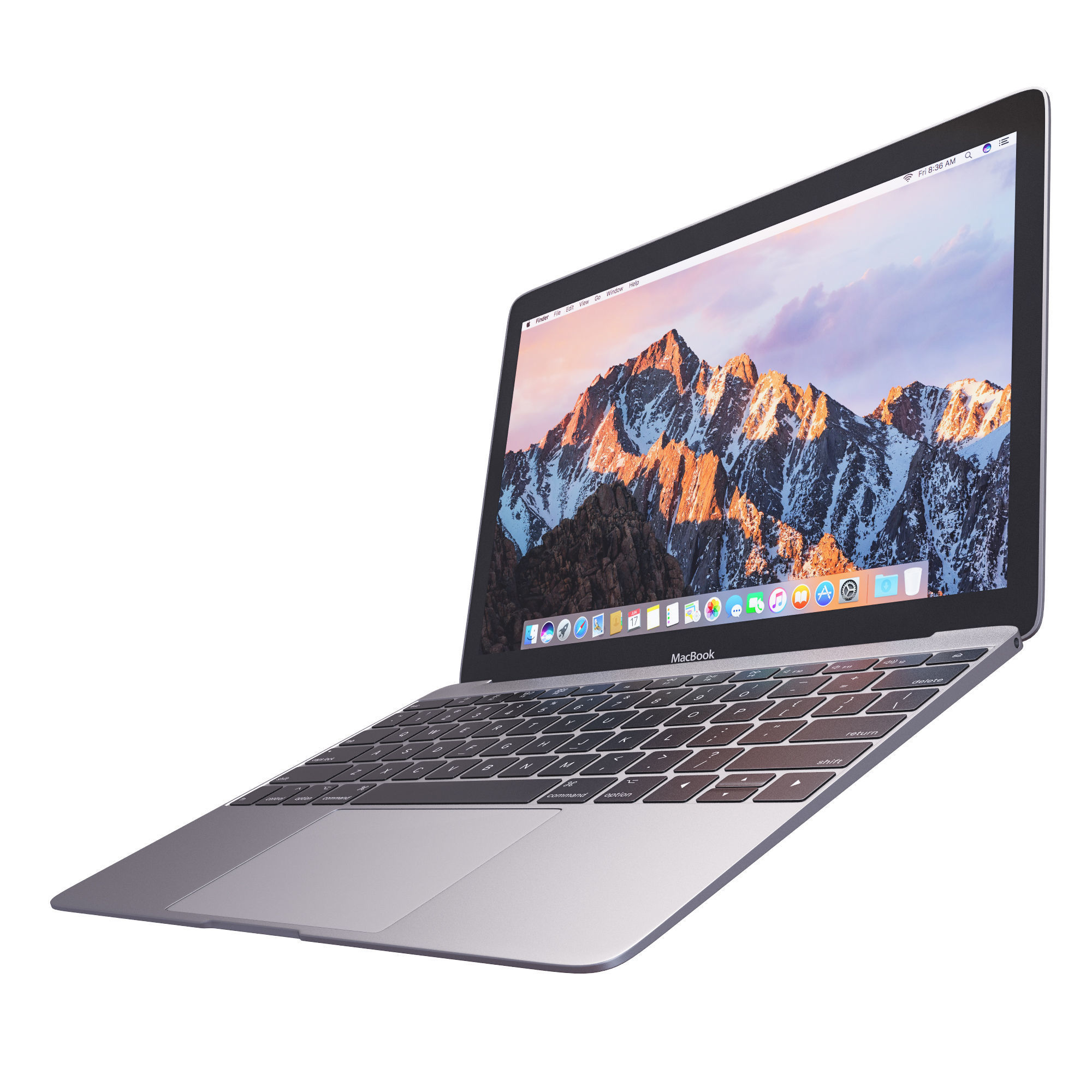 Apple MacBook 3D model_4