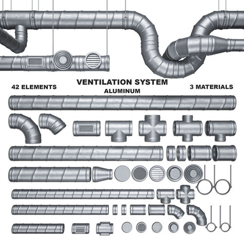 Ventilation System 3D model