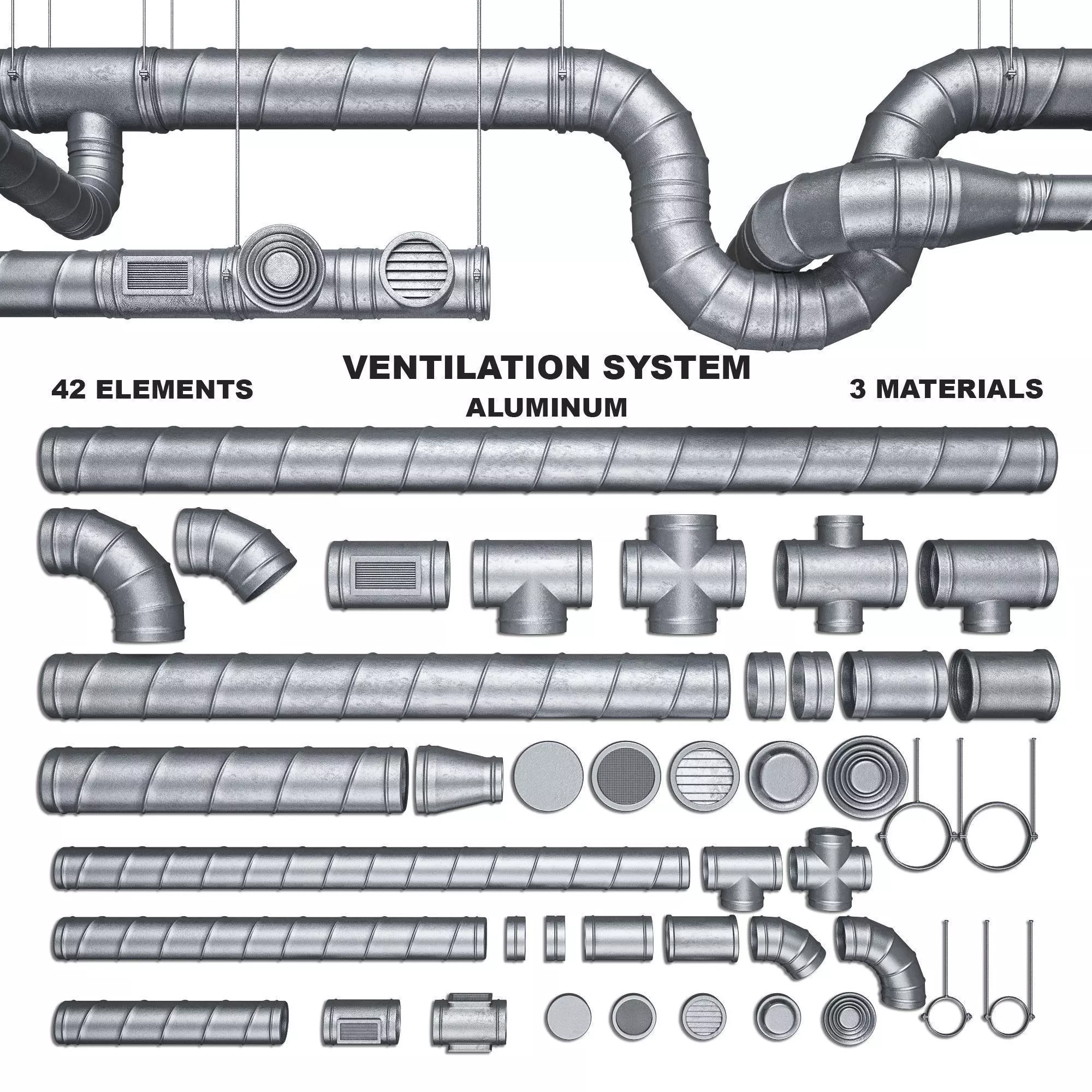 Ventilation System 3D model