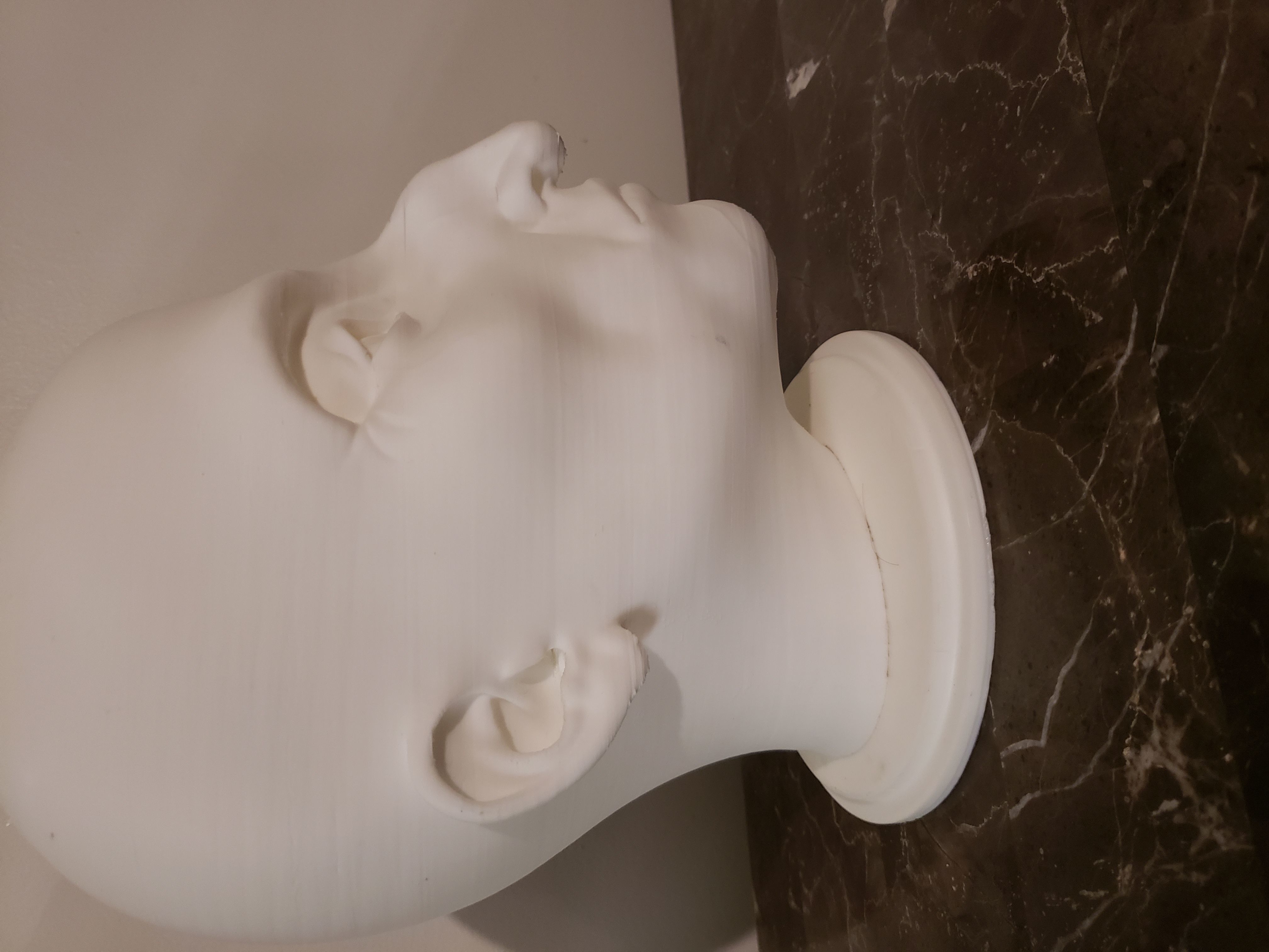 Valak The Nun head ready to print 3D print model_4