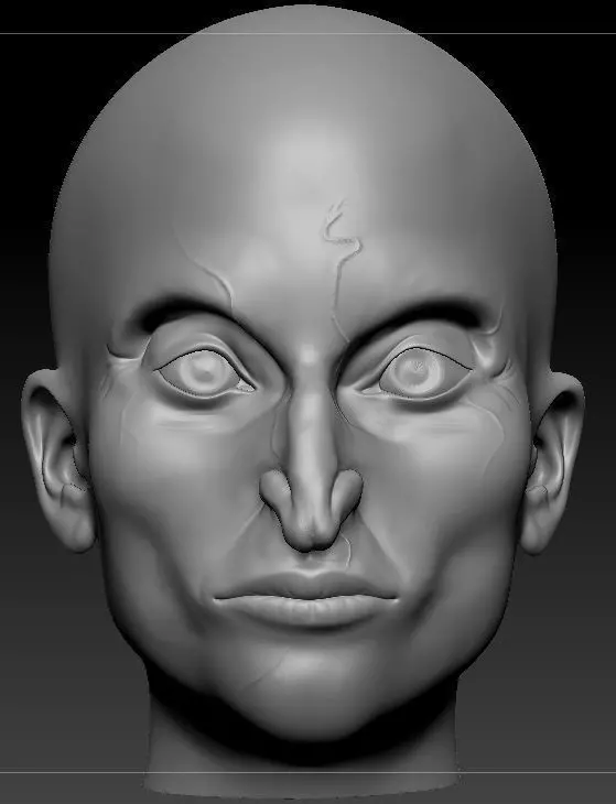 Valak The Nun head ready to print 3D print model_0