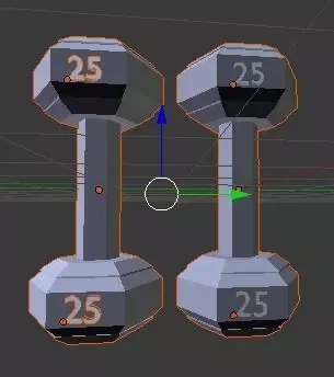 Dumbbells two 3D model