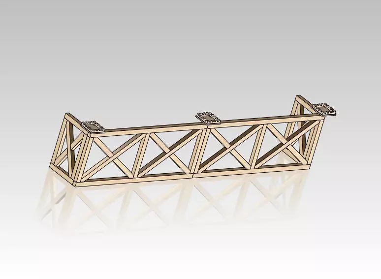 Balcony barrier Free 3D model