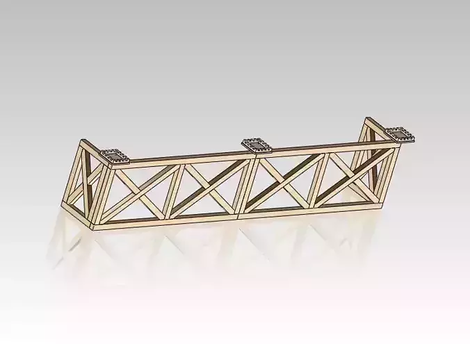 Balcony barrier Free 3D model