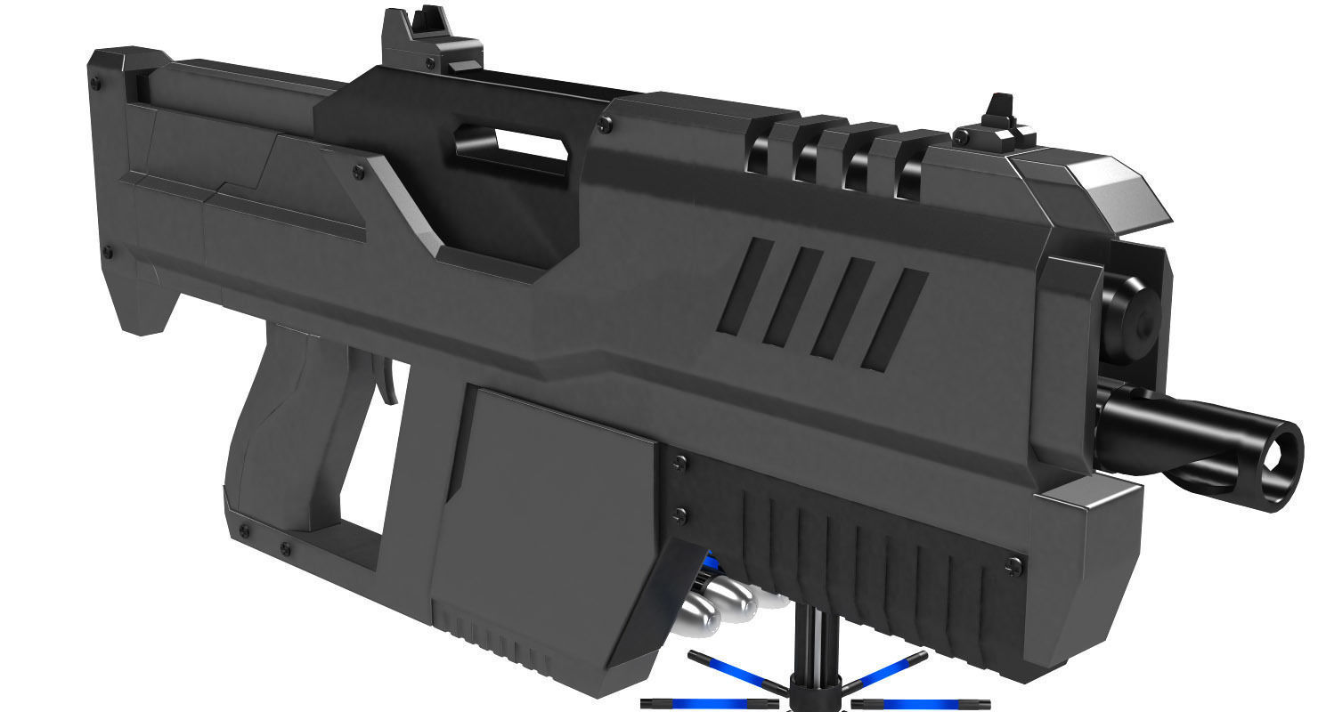 Plasma Grenade Launcher 3D model_3