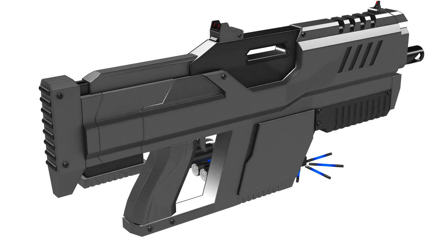 Plasma Grenade Launcher 3D model_2