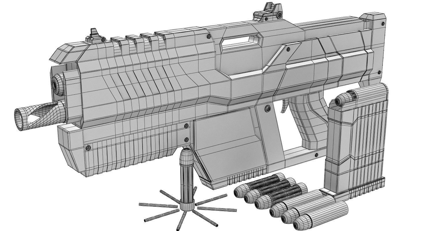 Plasma Grenade Launcher 3D model_8