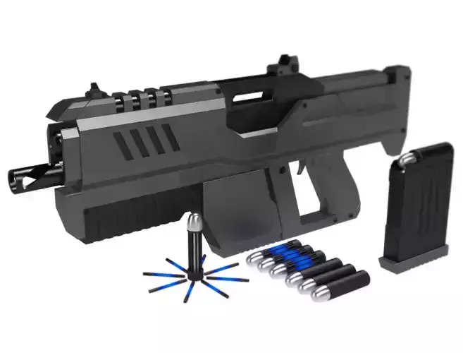 Plasma Grenade Launcher 3D model