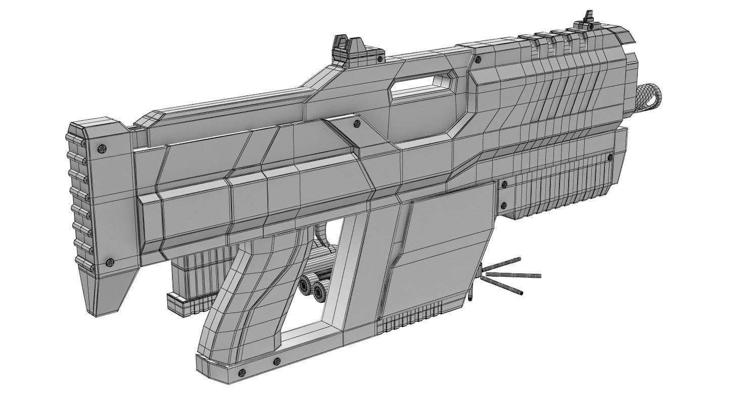 Plasma Grenade Launcher 3D model_10