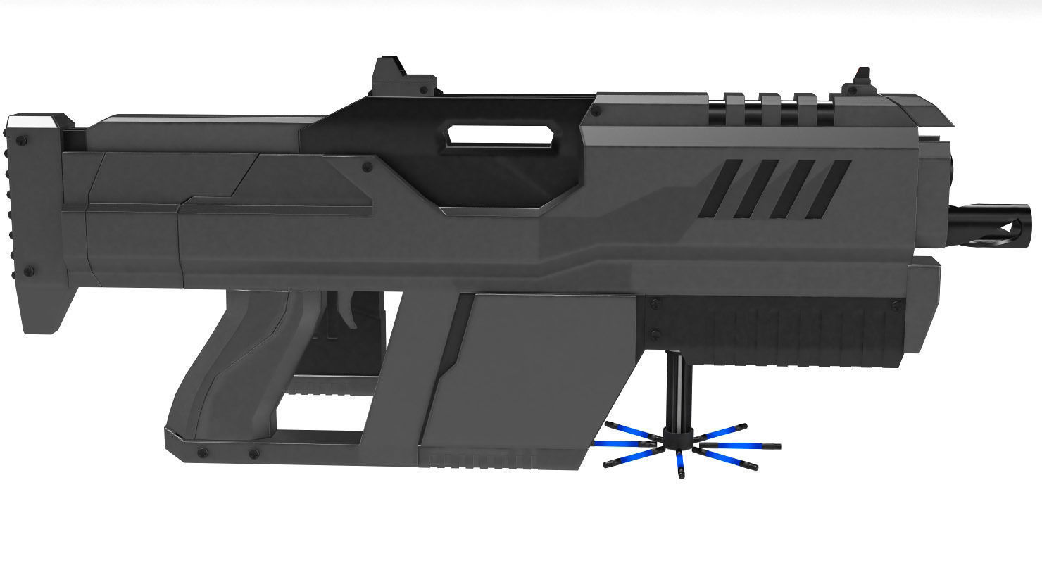 Plasma Grenade Launcher 3D model_7