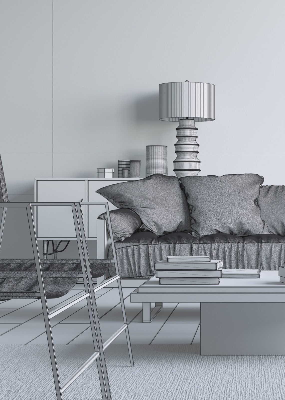 Industrial Loft 3D model_12