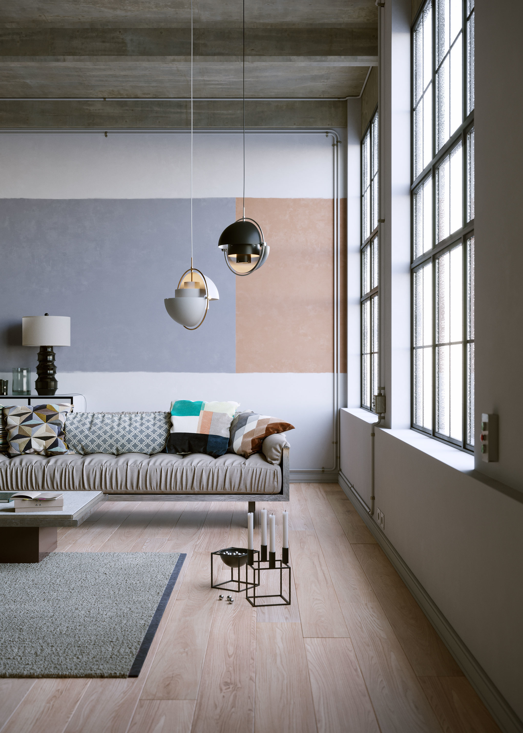 Industrial Loft 3D model_6