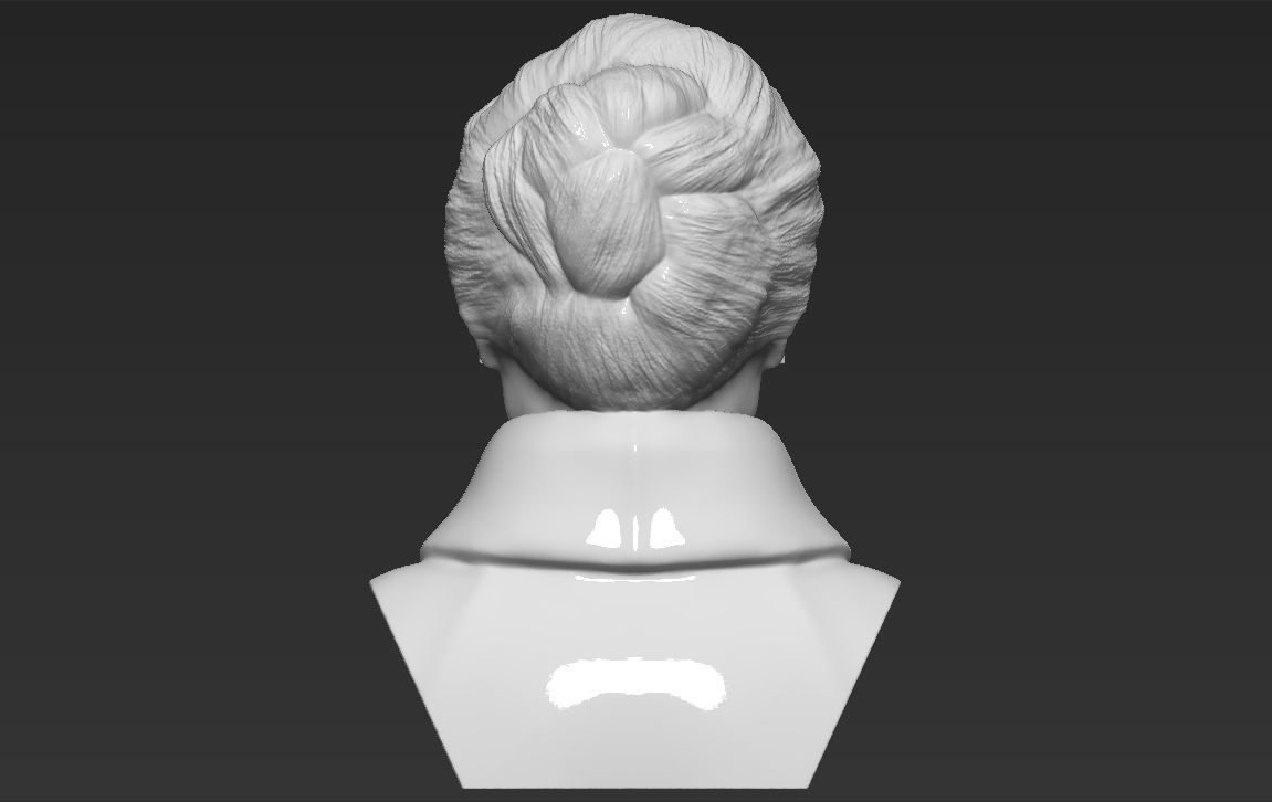 Melania Trump bust 3D printing ready stl obj formats 3D print model_7