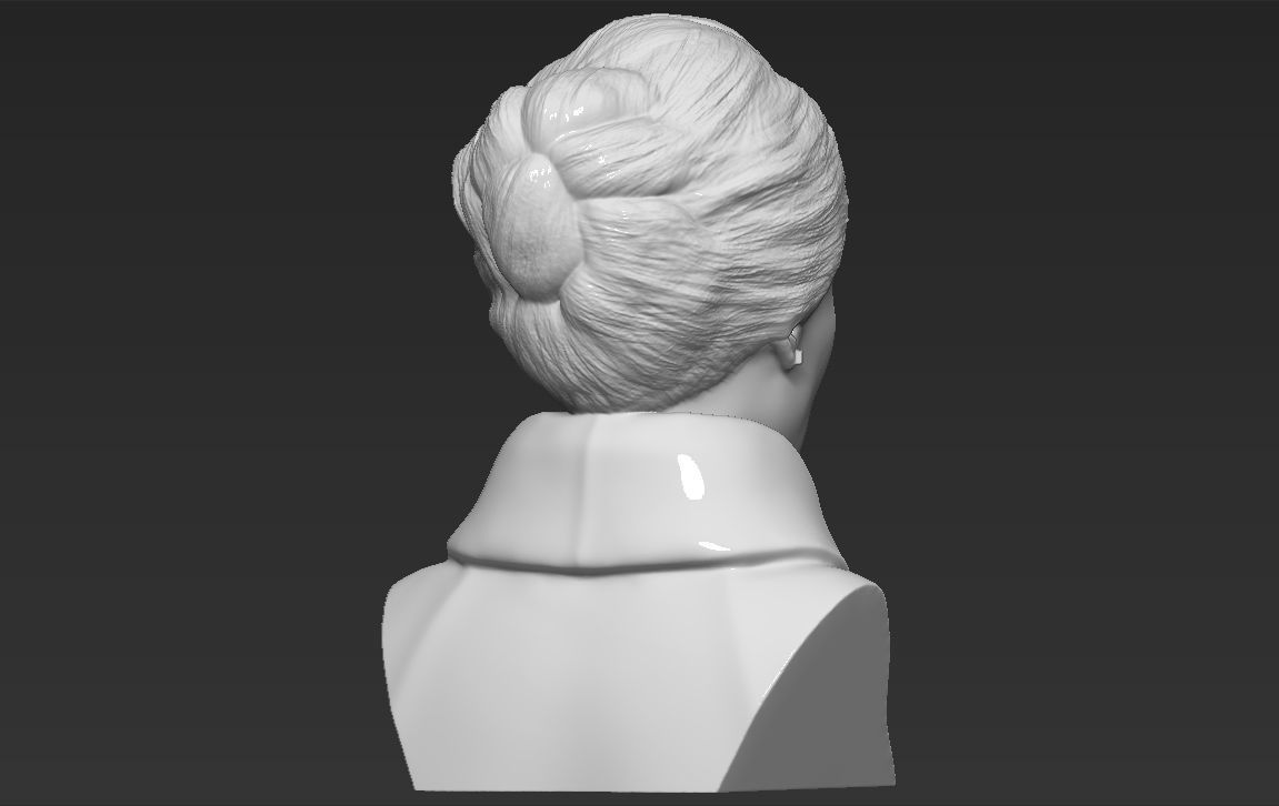 Melania Trump bust 3D printing ready stl obj formats 3D print model_8