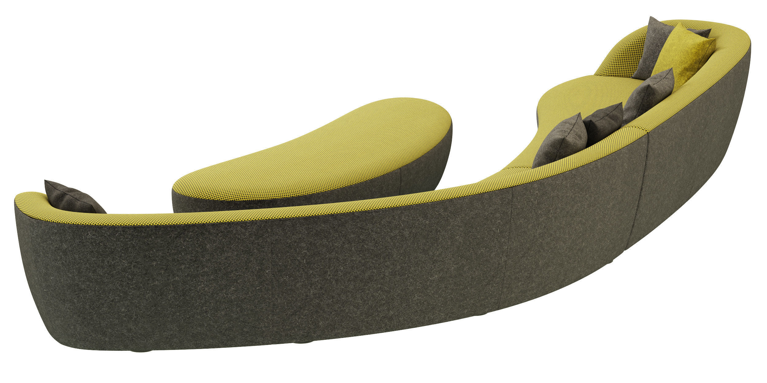 Roche Bobois EDITO CORNER MERIDIENNE MAXI RIGHT 3D model_4