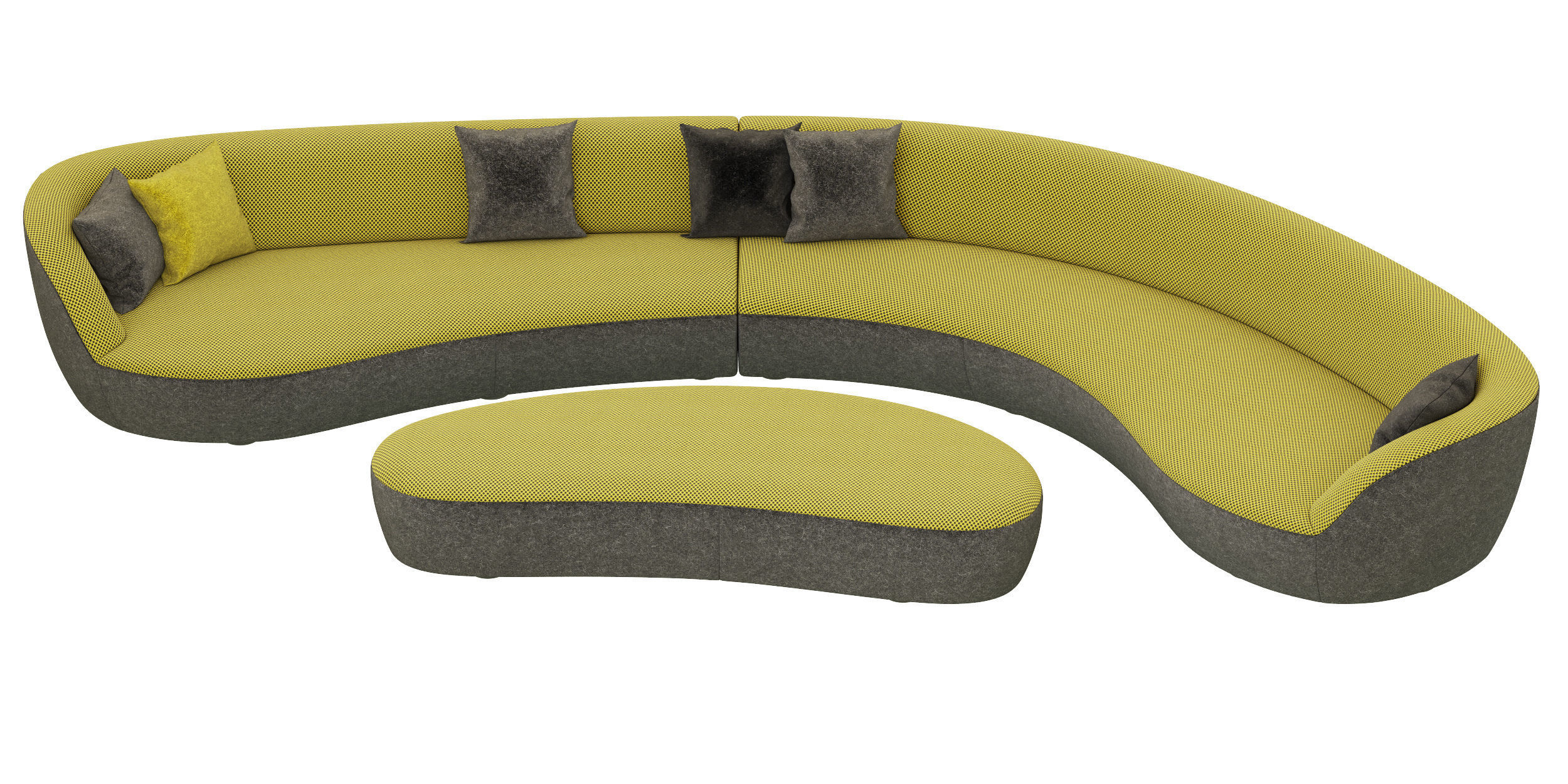 Roche Bobois EDITO CORNER MERIDIENNE MAXI RIGHT 3D model_6