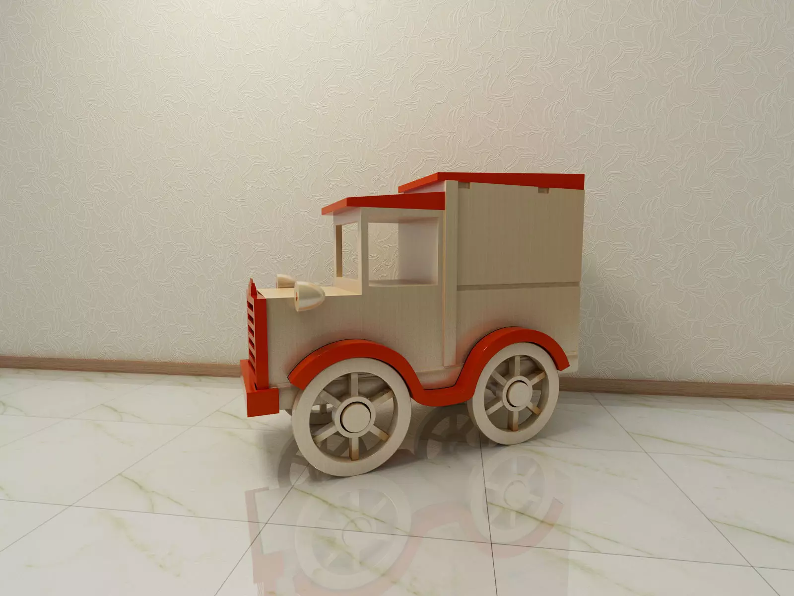 Chinese car Free 3D print model